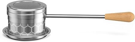 Tea Strainers for Loose Tea 304 Stainless Steel Tea Infuser with Heat Proof Handles