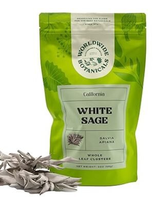 Worldwide Botanicals Pure California White Sage Clusters