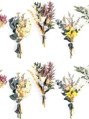 81rUdRMwPWL._AC_SY450_.jpg 10PCS Mini Boho Dried Flower Bouquet Dried Flowers Small Bouquets Mini Natural Real Plants for Wedding Table Centerpieces Gift Box Cake Bottle Decor Home Vase Decorations DIY Craft