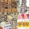 91T4ZhRzKZL._AC_SY450_.jpg 238 Pcs Vintage Scrapbooking Supplies Kit 2 Pack Dried Pressed Flowers