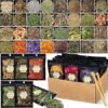 38pcs Herbs for Witchcraft Supplies Dried Herb and Flowers for Witch Beginner